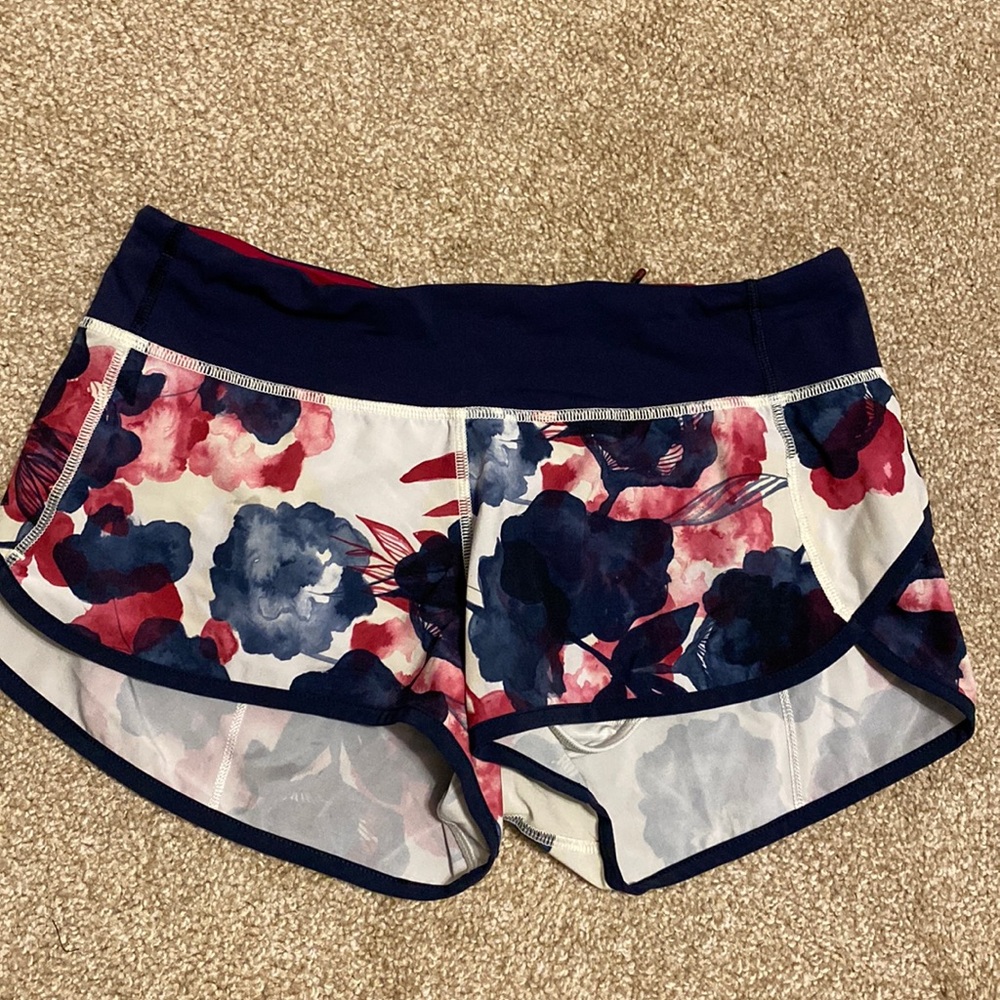 Lululemon low rise speed up shorts. 2”